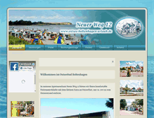 Tablet Screenshot of ostsee-boltenhagen-urlaub.de